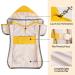 Buy Eyin Waterproof Dog Rain Coat for Large Dogs - Adjustable Reflective Windproof XL Jacket with Hood - Buy Online on GoSupps.com