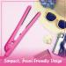 Herstyler Ceramic Flat Straightener in Pink - Professional Hair Straightening Tool - Buy Online on GoSupps.com