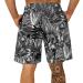 Ronony Men's Beach Shorts - Summer Water-Repellent Bermuda Trunks Elastic Training Pants (XL Black) | International Shipping Available - Buy Online on GoSupps.com