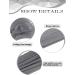 3-Piece Head Wrap Turban Set - Pre-Tied Twisted Braid Hair Cover, Headwrap Hats for Women & Girls in Black, Gray, and Light Blue - Classy Style - Buy Online on GoSupps.com