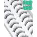 Natural Wispy Mink False Eyelashes - 10 Pairs | Volume Lashes - D-M02 (12mm) - Buy Online on GoSupps.com