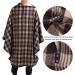 Hooded Blanket Shawl Lightweight Wheelchair Blanket Double Layer Half Blanket Semi-Recumbent Softness for Home Use - Buy Online on GoSupps.com