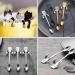 Cute Stainless Steel Cat Coffee Drink Spoon Tableware Kitchen Tool Hanging cups # Black - Buy Online on GoSupps.com