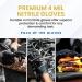 Black Disposable Nitrile Gloves Small Heavy Duty Powder-Free Industrial Grade 4 MIL Thickness Texture Ronco Sentron4 (Small) 100 Gloves - Buy Online on GoSupps.com