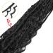 Bohemian Crochet Box Braids 22 Inch Curly Ends 144 Strands | Goddess 3X Box Braids 6-Pack 1B | Synthetic Hair Extensions - Buy Online on GoSupps.com