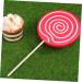 Alipis 4 Pcs Fake Lollipop Props Decor Christmas Lollipop Props Giant Prop Giant Candy Peg with Hook Realistic Candy Props Kid Toys Lollipop Cake Decorations Child Wooden Ornaments Drinks - Buy Online on GoSupps.com