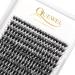 Eyelash single quewel individual false eyelashes for eyes make-up 40d 0.07 c curl mix 8-14mm artificial eyelashes DIY cluster eyelash individual lashes lashes lash bushes reusable (40d-c) 1 piece (1 Pack) 40d 0.07c-mix 8-14mm