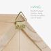 Navaris Wooden Butterfly Habitat - Pinewood Hanging Insect House for Garden - Bug Hotel Shelter - Buy Online on GoSupps.com
