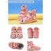 Kids Orthopedic Sandals - Closed-Toe Corrective Shoes with Arch & Ankle Support - Pink - Size 2 Big Kid - Buy Online on GoSupps.com