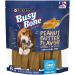 Purina Busy Bone Made in USA Facilities, Long Lasting Small/Medium Breed Adult Dog Chews, Peanut Butter Flavor - 6 ct. Pouch