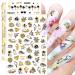 12 Sheets Beach Nail Art Stickers Decals Self Adhesive Coconut Summer Whale Fish Sea Ocean Shell Marine Life Summer Design Manicure Tips Nail Decoraci n para U as for Women Girls - Buy Online on GoSupps.com