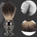 Premium Stainless Steel Shaving Brush for Home Salon & Travel - Best Shaving Tool - Buy Online on GoSupps.com