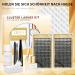 QUEWEL 480PCS Eyelash Clusters - DIY Individual Eyelash Extensions Kit with Applicator Adhesive & Remover | Long-Lasting & Travel Ready - Buy Online on GoSupps.com