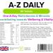 Lindens Multivitamin A-Z Daily Tablets - 90 Pack UK Made Perfect Vitamin & Mineral Balance of Vitamin A C D E B1 B2 B3 B6 B12 Folic Acid Magnesium Iron Zinc & Iodine - Letterbox Friendly 90 count (Pack of 1) - Buy Online on GoSupps.com