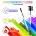 Professional Eyebrow Brush and Comb Set - 2 Pieces for Precise Application | Thin Angled Eyebrow & Eyeliner Brushes - Perfect for Flawless Brows (White) - Buy Online on GoSupps.com