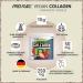 Vegan Collagen Powder with Hyaluronic Acid & Natural Vitamin C - Strawberry Kiwi Flavor - 320g | Plant-Based Collagen Drink with Amino Acids - Buy Online on GoSupps.com