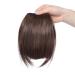 Shop Sego Pony Hair Clip-In Bangs Extensions - Natural Black & Light Brown Fringe | Premium One Piece Hair Extensions for Effortless Style - Buy Online on GoSupps.com