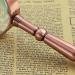 Portable 10X Antique Copper Handheld with Wooden Handle and Real Glass Best Reading Magnifier for Elderly Full of Stars - Buy Online on GoSupps.com