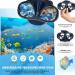 Nearsighted Snorkeling Set - Full Dry Top Silicone Snorkel & Anti-Fog Diving Mask - Royal Blue - 3.0 - Buy Online on GoSupps.com