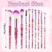 Buy Wllhyf Glitter Crystal 10-Piece Makeup Brush Set - Professional Bling Foundation Concealer Eyeshadow & Lip Brushes - Purple | International Shipping Available - Buy Online on GoSupps.com