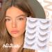 Brown Cat Eye Lashes - Natural Look Faux Mink False Lashes | Wispy Volume C Curl by Newcally Lashes - Buy Online on GoSupps.com