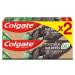 Colgate-toothpaste with natural extracts organic certified-coal & eucalyptus-fresh & gentle whiteness-organic toothpaste-99.7% ingredients of natural origin-2 x 75 ml