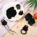 Eersida 500 Pcs Kraft Necklace Display Cards - Adhesive Jewelry Packaging for Choker, Earring, Hairband - Black Bracelet Holder for Small Business Supplies - Buy Online on GoSupps.com