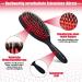 Hair2Heart Pneumatic Brush for Hair Extensions - Professional Ionic Hairbrush with Natural Bristles for Tangle-Free Styling | Black-Red - Buy Online on GoSupps.com
