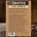 COFFEE CRUISE Santos Coffee Beans 1 kg - Medium Roast - Aromatic Caramels - For all Coffee Machines - 100% Arabica - Buy Online on GoSupps.com