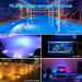 Waterproof Underwater Light MAVIE 4 Pack Submersible LED Lights with Remote Control RGB Multicolor LED Pond Lighting Set for Vase Base Bath Tub Decoration - Buy Online on GoSupps.com