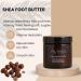 Aviela Shea Butter Foot Cream For Very Dry Feet & Cracked Heels | Intensely Moisturising | Vegan & Cruelty Free 100% Natural | 60ml Foot Moisturiser Cream - Buy Online on GoSupps.com