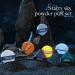 AJOKE 7Pcs Triangle & Round Powder Puff Set for Liquid Foundation - Starry Sky Series - Buy Online on GoSupps.com