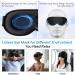 3D Deep Contoured Cup Sleep Mask | 99% Light Block | Adjustable Zero Pressure Blindfold for Eyelash Extensions | Breathable Sleeping Mask for Men & Women (Black - Buy Online on GoSupps.com