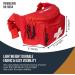 Primacare KB-8004 First Aid Fanny Pack | Empty Emergency Equipment Set | 3-Pocket Lifeguard Waist Travel Bag | Red | 8x2x6 - Buy Online on GoSupps.com