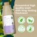 Eco-Mate - Lavender Concentrated Fabric Conditioner - 500ml (Pack of 3) - Eco Friendly - 100% Plant-Based Biodegradable Fabric Softener - Natural Ingredients - Fresh & Calming Fragrance - Buy Online on GoSupps.com