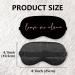 Funny Leave Me Alone Silk Eye Mask - Adjustable Sleeping Mask for Women & Girls | Perfect for Travel & Naps - Buy Online on GoSupps.com
