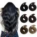 Neitsi Tape In Hair Extensions Human Hair,20 Pcs Seamless Black Hair Extensions Real Natural Tape In Extensions Human Hair,12 Inch Tape Extensions Human Hair Invisible Straight Extensions Hair 12 Inch 20 Pcs (1# Black)