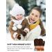 SATINIOR 4 Pairs Fleece Toddler Mittens with String - 1-3 Years | Winter Lined Infant Mittens for Baby Kid Toddler - Buy Online on GoSupps.com