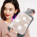 Hot Water Bottle with Kangaroo Pocket - 2L Grey Bed Bottle for Adults & Kids | Warmth & Comfort - Buy Online on GoSupps.com