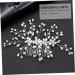 FRCOLOR 1pc hair comb Crystal Side Comb Wedding Hair Clips Wedding Headwear Jewelry Hair Styling Accessory Women Jewelry bridal headpieces for wedding diamond Miss Accessories manual alloy - Buy Online on GoSupps.com