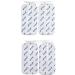 Axion 4 electrode pads 100x50 mm-universally placeable electrodes for TENS devices & EMS trainers |Reusable adhesive electrodes |Very good detention - & conductivity |Certified medical device