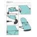 JANABEBE Baby Bouncer Cover Liner - Compatible with Babybjorn Soft Balance Bliss and Mini - White Star Design - Buy Online on GoSupps.com