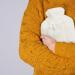 KEPLIN Cosy Hot Water Bottle with Plush Cover & Bobble - Relieves Body Aches & Pains Washable Safe & Durable Heating Pad - Ideal Cosy Nights & Gifts - Large 2L (Cream) Cream Plush - Buy Online on GoSupps.com