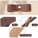 6 Pcs Brown Leather Halter Replacement Breakaway Straps for Horses - Buy Online on GoSupps.com