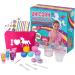 GirlZone Unicorn Lip Gloss Kit Make Your Own Lip Balm Fun Girls Lip Gloss Sets for Kids, 22 Pieces Incl. Makeup Bag, Great Gifts for Girls and Lip Gloss Kit Girls Toys