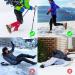 Qinkada 25 Stainless Steel Snow Traction Spikes for Boots - Anti-Slip Cleats for Hiking, Fishing, Climbing | Medium Size - Buy Online on GoSupps.com