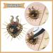 CHGCRAFT 2 Pcs Embroidery Beaded Rhinestone Heart Patches - Punk Style Sew on Patches for Clothing Repair - Gold Sequin Paillette - Buy Online on GoSupps.com