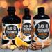 Black Oil Mouthwash - Sweet Orange Cinnamon Spice | Oil Pulling with Activated Charcoal & Xylitol | Whitening & Remineralization - 4 oz - Buy Online on GoSupps.com
