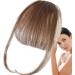 Lesunbak Clip in Bangs Real Hair French Bangs Clip on Fake Bangs Fringe Natural Color Fringe Hairpieces Stylish Neat Bangs Hair Extension for Girls Women brown - Buy Online on GoSupps.com