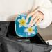 Plumeria Flowers Sanitary Napkin Storage Bag - Portable Period Pouch for Women and Teen Girls - Multi-colored - 1Pc - Buy Online on GoSupps.com